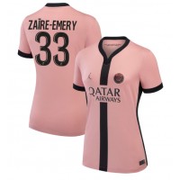 Paris Saint-Germain Warren Zaire-Emery #33 Tredjedrakt Dame 2024-25 Kortermet